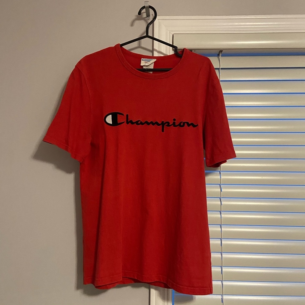 Champion T-Shirt (Red) Size M